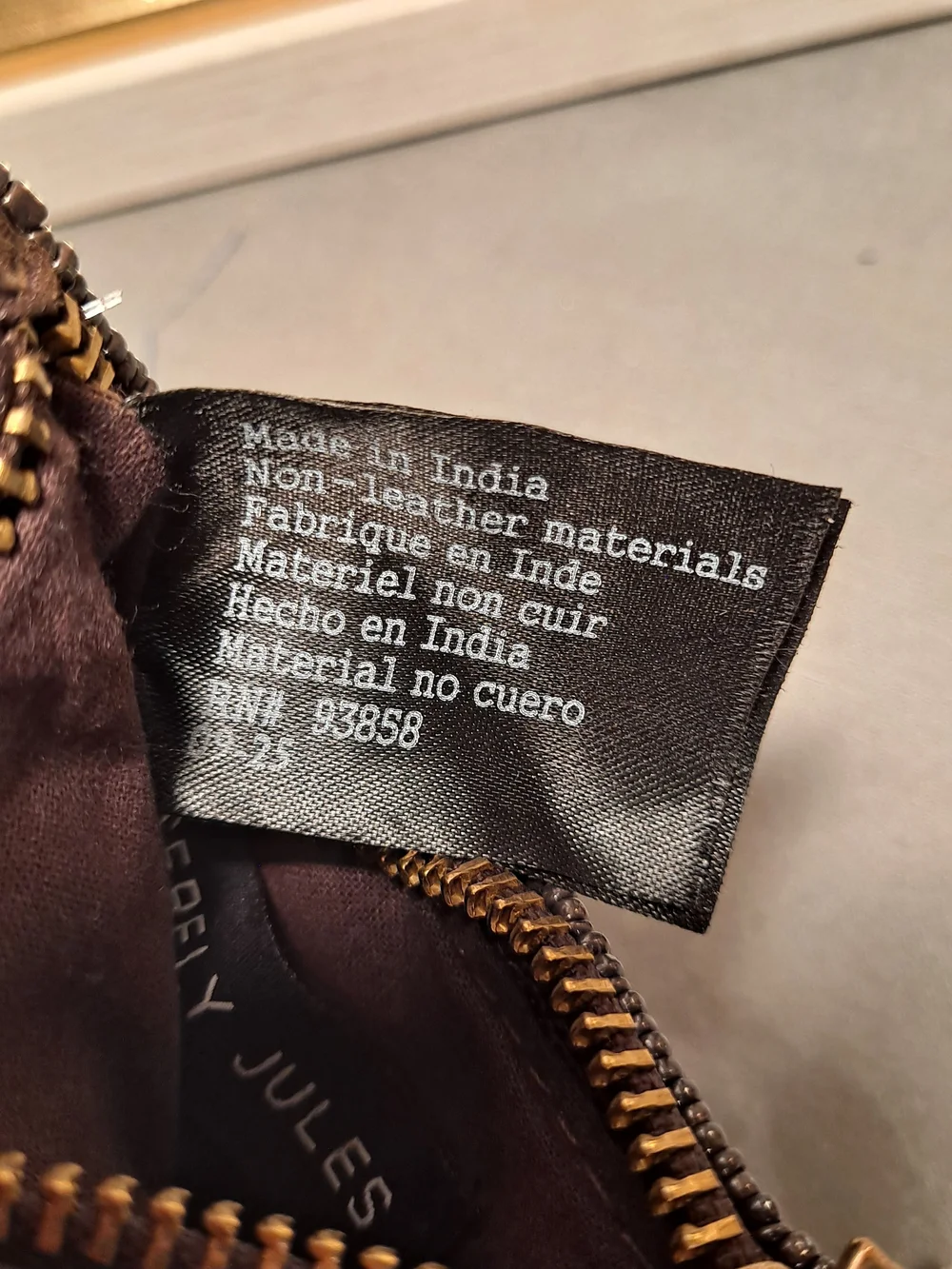 Sincerely Jules Heavily Beaded Espresso Martini Wristlet Clutch Brown Pink Purse